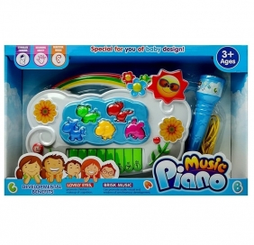 Pianinko elektroniczne - Kwiatki (do połączenia z telefonem)