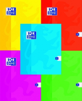 Zeszyt A5 Oxford w kratkę 32 kartki Fluo mix - <br />