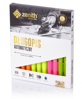 Długopis automatyczny Zenith 7 fluo 10 sztuk mix