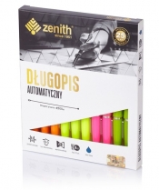 Długopis automatyczny Zenith 7 fluo 10 sztuk mix