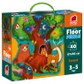  Puzzle podłogowe - Zwierzęta leśne, 40 el.Wiek: 3+