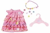Baby Born - Letnia sukienka z przypinkami