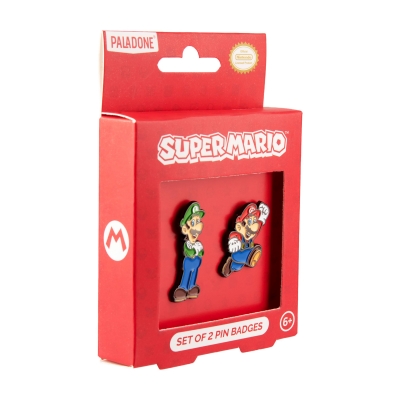 <img src='https://webimage.pl/pics/481/4/d5056577774481.jpg' style='height:440px' /> Zestaw Emaliowanych Przypinek Super Mario i Luigi