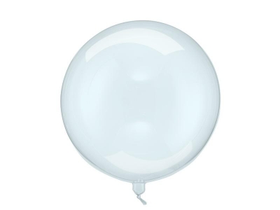 Balon Kula transparentny niebieski 40cm