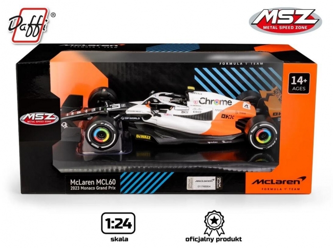 McLaren MCL60 2023 Monaco Grand Prix biały
