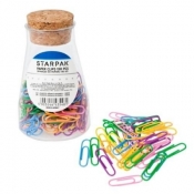 Spinacze Starpak, 150 szt. - kolorowe (429647)