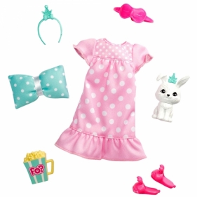 Barbie: Przygody księżniczek - Zestaw ubranko ze zwierzątkiem