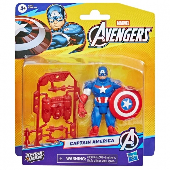 <img src='https://webimage.pl/pics/481/7/d5010996357076.jpg' style='height:440px' /> Figurka Avengers Actionverse Kapitan Ameryka 11cm