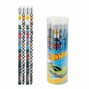 Ołówek z gumką HB Hot Wheels (48szt)