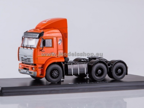 KAMAZ-6460 Tractor Truck with Spoiler (orange) (SSM1248)