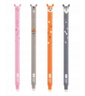 Długopis wymazywalny niebieski Uszaki - Babe, 1 szt.