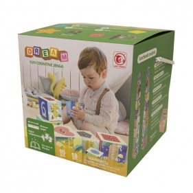 Kartonowa wieża edukacyjna, 10 el. (121482)