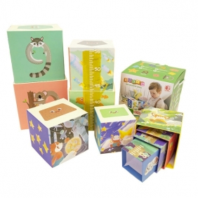 Kartonowa wieża edukacyjna, 10 el. (121482)