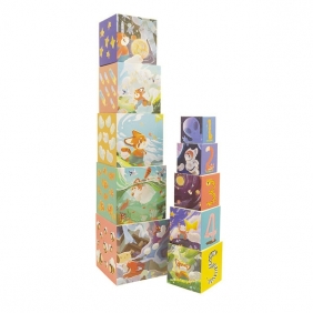 Kartonowa wieża edukacyjna, 10 el. (121482)