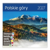 Kalendarz 2027 ścienny 30x30cm - Polskie Góry