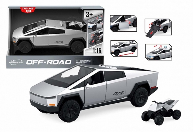 Futurystyczne auto z napędem frykcyjnym