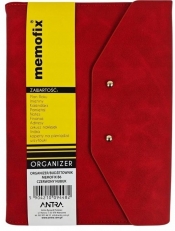 Organizer Memofix B6 nubuk czerwony