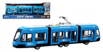 Pojazd tramwaj ze światłem i dźwiękiem