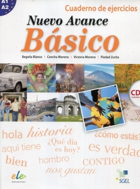 Nuevo Avance Basico A1+A2 ćwiczenia + CD - Blanco Begona, Moreno Concha, Moreno Victoria