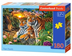 Puzzle 180 el. B-018482 Tiger Family