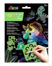 Wydrapywanki z szablonami - Dinozaury (CH221848)