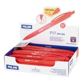 Długopis P07 DRY-GEL czerwony