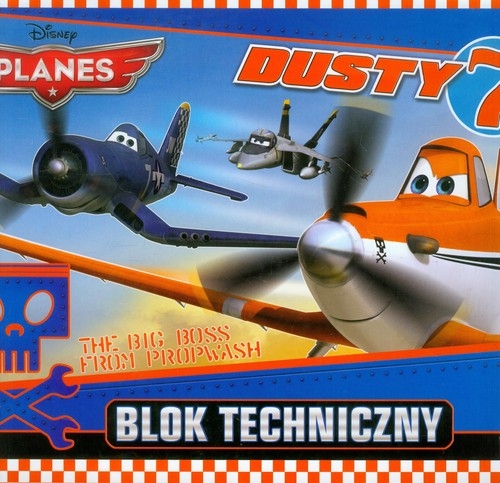 Blok techniczny A4 Planes 10 kartek Dusty 7