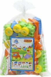 Klocki plastikowe Polesie 63 elementy (52483)