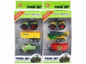 Traktor metalowy z akcesoriami