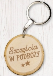 Brelok Ekoart "Szczęścia w podrózy!"