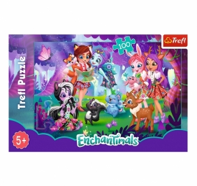 Puzzle 100: Enchantimals - Zabawa z przyjaciółmi (16348)