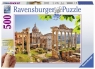 Puzzle 500: Rzymskie ruiny (z ułatwieniem dla seniorów)