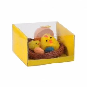 Stroik wielkanocny - Rodzinka w koszyku