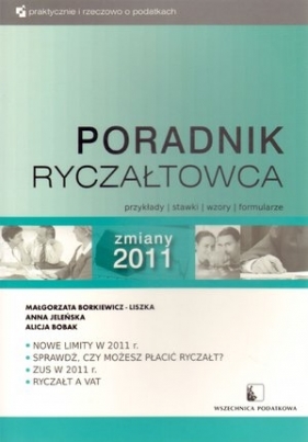 Poradnik Ryczałtowca 2011 - Borkiewicz-Liszka Małgorzata, Jeleńska Anna, Bobak Alicja