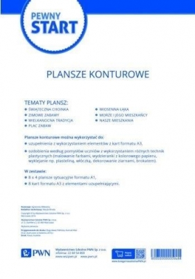 Pewny start. Plansze konturowe - Opracowanie zbiorowe