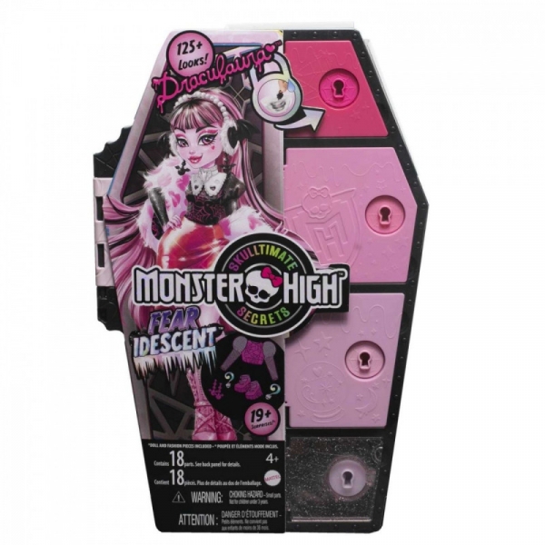 Lalka Monster High Straszysekrety Seria 2 Błyszcząca Draculaura (HNF73)