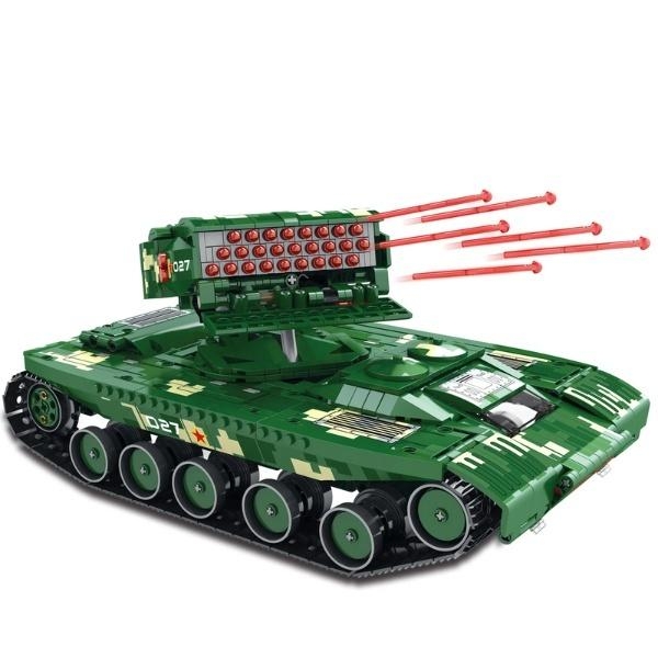 <img src='https://webimage.pl/pics/484/0/d6974077150484.jpg' style='height:440px' /> Klocki RC Missile Tank 1488el