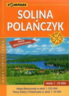 Mapa turystyczna - Solina Polńczyk 1:25 000 - praca zbiorowa