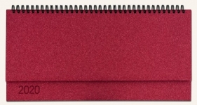 Kalendarz Manager Lux 2020 bordo eco