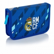 Piórnik pojedynczy z wyposażeniem 2 klapki Real Madrid Color 4 (1W2 RM-132)