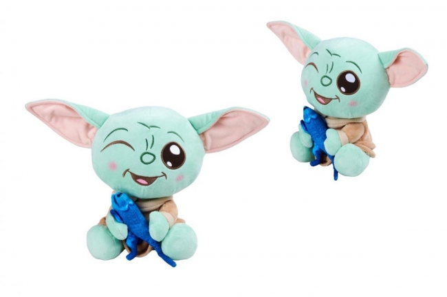 <img src='https://webimage.pl/pics/484/8/d5400868038484.jpg' style='height:440px' /> Disney Grogu z jaszczurką 25cm