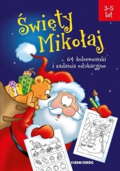 Święty Mikołaj 64 kolorowanki i zadania edukacyjne - Michałowska Tamara