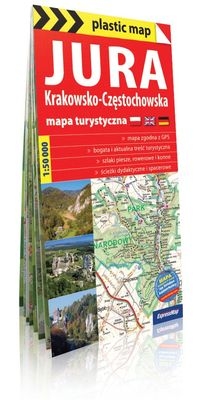 plastic map Jura Krakowsko-Częstochowska 1:50 000