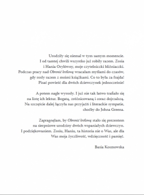 Obronić królową - Barbara Kosmowska