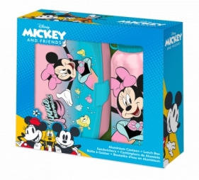 Bidon aluminiowy + śniadaniówka Minnie MN30011