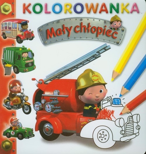 Mały chłopiec Kolorowanka