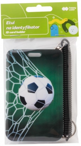 Etui na identyfikator wysuwane Football - Ball, Happy Color