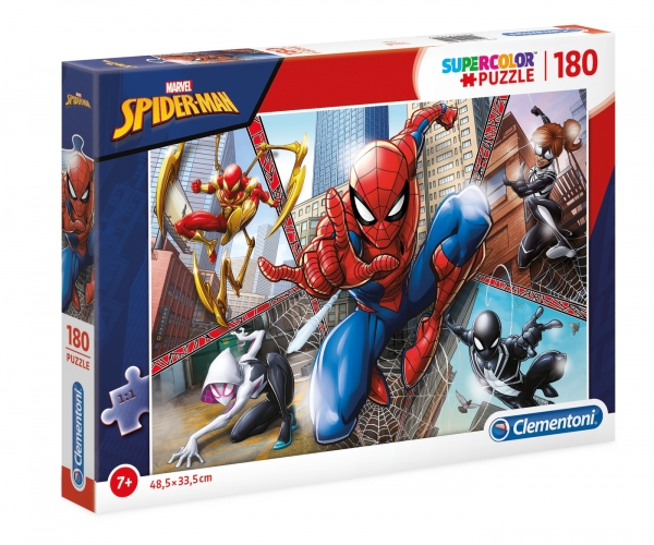 Clementoni, puzzle SuperColor 180: Spider-Man (29302) 