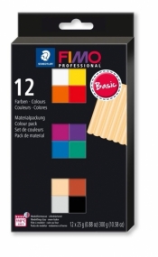 Fimo Professional, 12x25g - Basic Colour