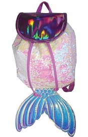 Plecak cekinowy Mermaid różowy (STN5485)